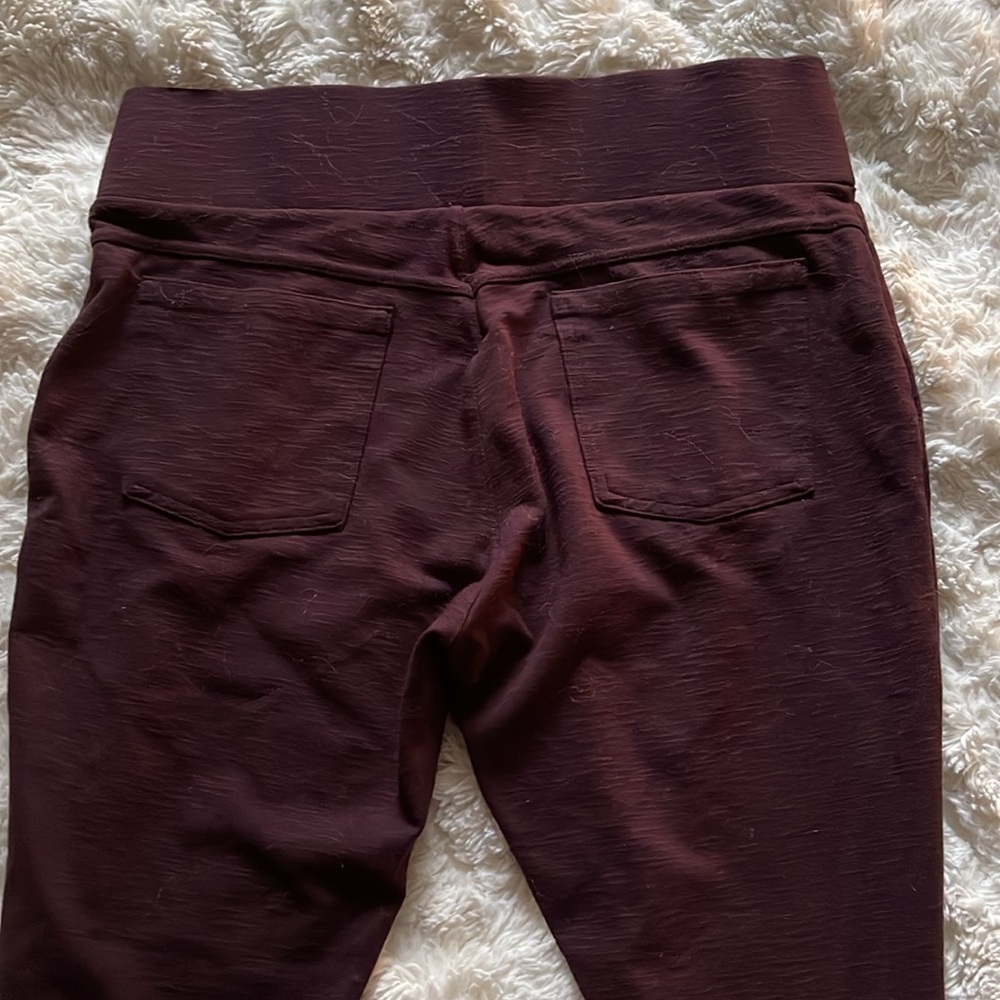 Matty M Maroon & Black Heathered Stretch Pants - Size M​ - Picture 5 of 9